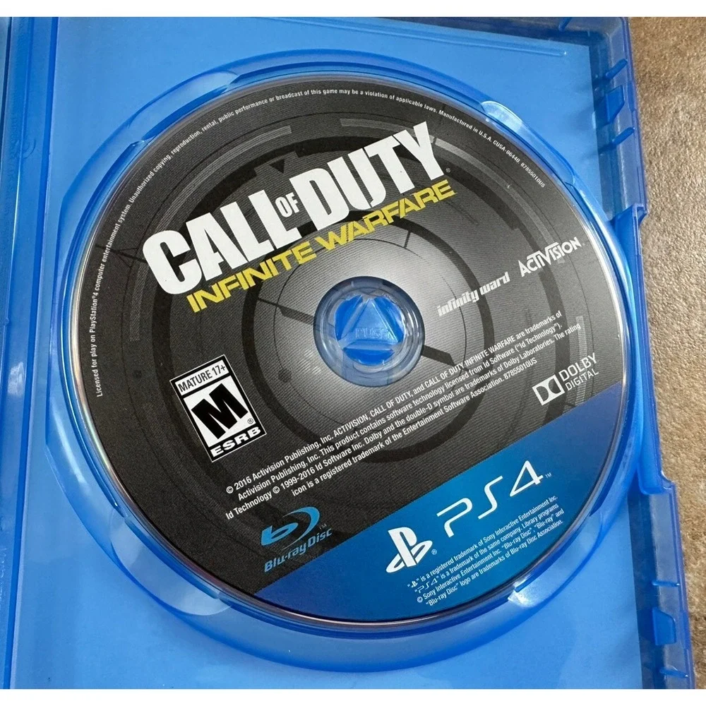 Call of Duty Infinite Warfare (Sony PlayStation 4, PS4, 2016) No Manual